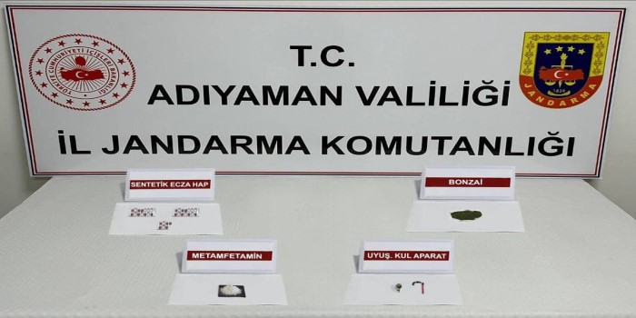 Adıyaman’da uyuşturucu operasyonuna 16 gözaltı